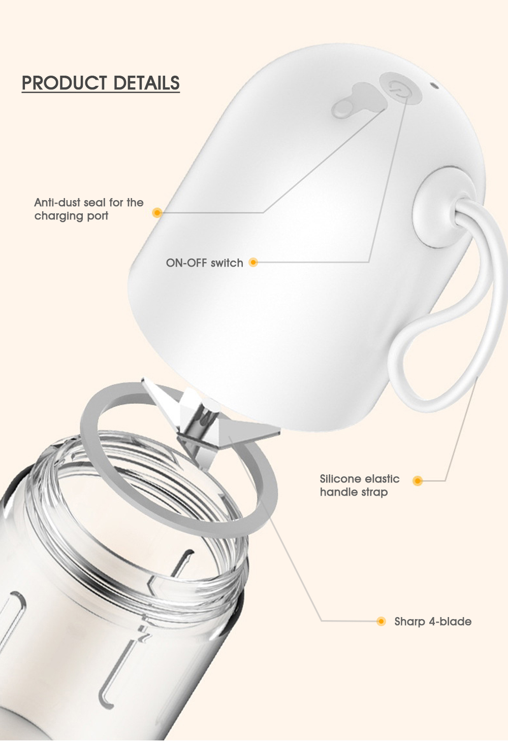 Deerma Capsule Blender product details