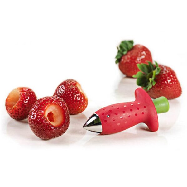 Strawberry Stem Huller with strawberries