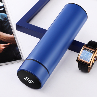 Portable Stainless Steel Water Bottle With Temperature Display